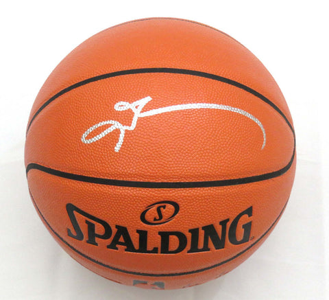 Allen Iverson Signed Philadelphia 76ers NBA Replica Game Ball Beckett Witnessed