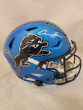 AIDAN HUTCHINSON SIGNED DETROIT LIONS FS 2024 ALTERNATE SPEEDFLEX HELMET BECKETT