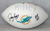 Jim Langer Autographed Miami Dolphins Logo Football W/ HOF- SGC Authenticated