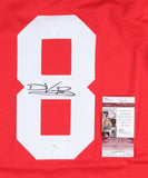 DeVier Posey Signed Ohio State Buckeyes Jersey (JSA COA) Former NFL W.R. Texans