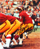 Sonny Jurgensen HOF Autographed 8x10 Line Up Photo w/ HOF- JSA *Black