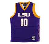 Angel Reese Signed LSU Tigers Purple Basketball Jersey