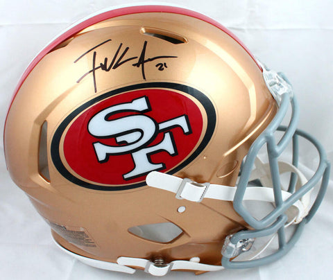 Frank Gore Signed F/S San Francisco 49ers Speed Authentic Helmet-Beckett W Holo