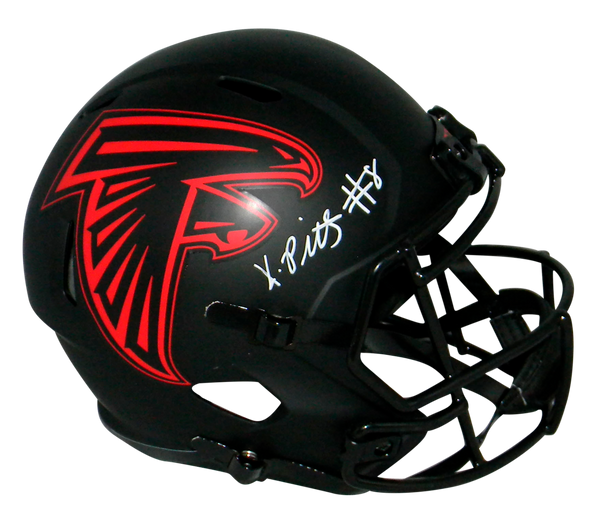 KYLE PITTS AUTOGRAPHED ATLANTA FALCONS ECLIPSE FULL SIZE SPEED HELMET BECKETT