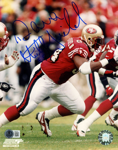 Dana Stubblefield Signed San Francisco 49ers 8x10 Photo Beckett 45674