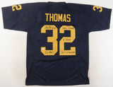 Anthony Thomas Signed Michigan Wolverines Jersey Multiple inscriptions (JSA COA)
