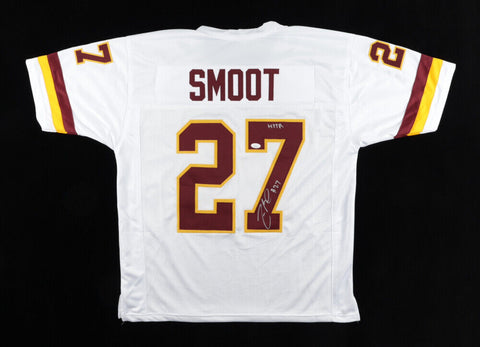 Fred Smoot Signed Washington Redskins Jersey Inscribed "HTTR" (JSA COA) Def Back