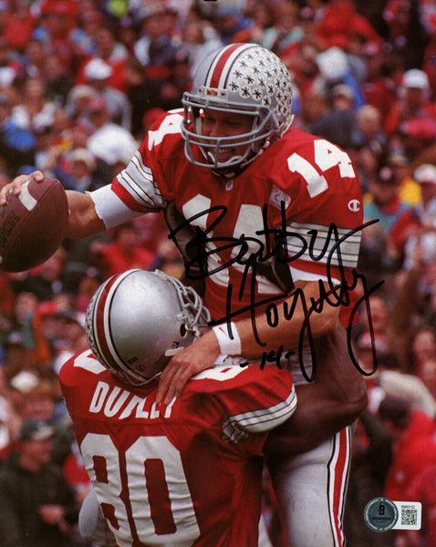 Bobby Hoying Autographed Ohio State Buckeyes 8x10 Photo Beckett 47283