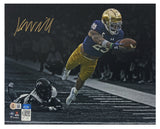 Kyren Williams Autographed Notre Dame 'Diving TD' 11" x 14" Photograph Beckett