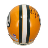 Brett Favre Autographed Packers 5 Inscription Authentic Helmet Favre Holo