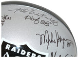 Oakland Raiders Greats Signed F/S Replica Helmet 15 Sigs John Madden JSA 31886