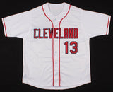 Omar Vizquel Signed Cleveland Indians Jersey Inscribed "11x GG" (JSA COA)