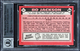 Royals Bo Jackson Signed 1986 Topps Traded #50T Rookie Card Auto 10! BAS Slabbed