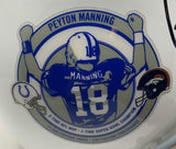 PEYTON MANNING Autographed Retirement Logo Proline Authentic Helmet FANATICS