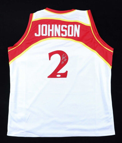 Joe Johnson Signed Atlanta Hawks Jersey Inscribed "Iso Joe" (JSA QR Code Card)