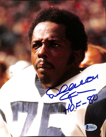 Rams Deacon Jones "HOF 80" Authentic Signed 8x10 Photo Autographed BAS