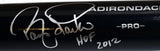 Barry Larkin Autographed Black Rawlings Pro Baseball Bat w/ HOF - Beckett W Holo