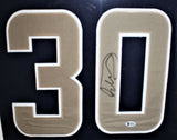Todd Gurley Autographed Los Angeles Rams Framed Blue XL Jersey BAS 11014