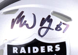 Michael Mayer Autographed Las Vegas Raiders Speed Mini Helmet-Beckett W Hologram