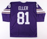 Carl Eller Signed Minnesota Vikings Jersey (Beckett COA) 1969 NFL Champion