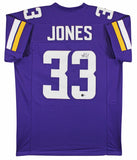 Aaron Jones Authentic Signed Purple Pro Style Jersey Autographed BAS Witnessed