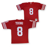 Steve Young Autographed San Francisco 49ers Mitchell Ness Jersey HOF Beckett