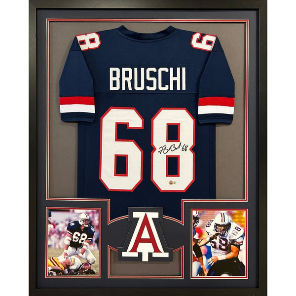 Tedy Bruschi Autographed Signed Framed Arizona Wildcats Jersey BECKETT