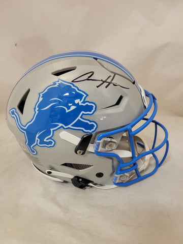 AIDAN HUTCHINSON SIGNED DETROIT LIONS F/S 2024 SPEEDFLEX HELMET BECKETT