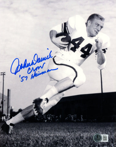 John David Crow Signed Texas A&M Aggies 8x10 Photo Heisman Beckett 47210