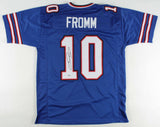 Jake Fromm Signed Bills Jersey (Beckett COA) Buffalo 2020 5th Round Draft Pk Q.B