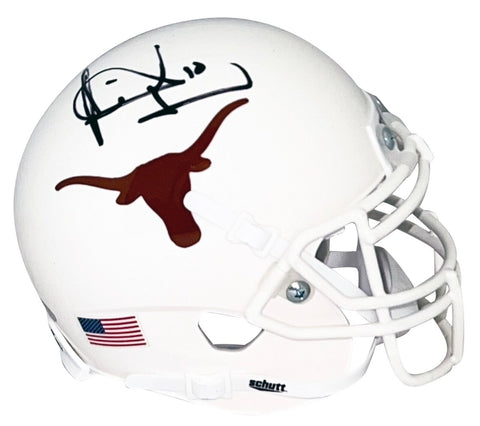 VINCE YOUNG AUTOGRAPHED SIGNED TEXAS LONGHORNS MINI HELMET TRISTAR