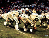 JOE NAMATH AUTOGRAPHED 16X20 PHOTO NEW YORK JETS BECKETT BAS WITNESS 235427