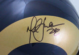 Marshall Faulk Autographed F/S St. Louis Rams 00-16 TB Helmet-Beckett W Hologram