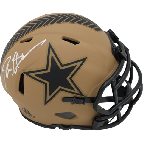 Deion Sanders Signed Dallas Cowboys 23 Salute Mini Helmet Beckett 45417