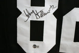 John Stallworth Autographed/Signed Pro Style Black XL Jersey Beckett 35530