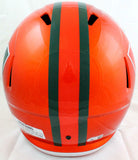 Warren Sapp Autographed Miami Hurricanes F/S Flash Speed Helmet w/Insc.-BAW Holo