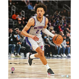 Cade Cunningham Autographed/Signed Detroit Pistons 16x20 Photo FAN 46693