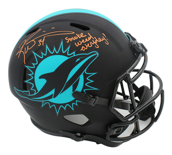 Ricky Williams Signed Miami Dolphins Speed Full Size Eclipse Helmet - "Smoke wee