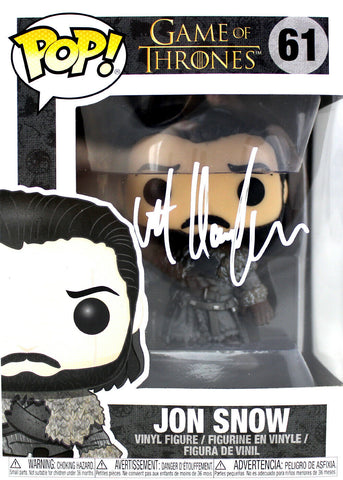 Kit Harington Signed Game of Thrones Funko Pop - Jon Snow - Beyond The Wall #61