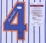 Lenny Dykstra Signed New York Mets Jersey (JSA COA) World Series champion (1986)