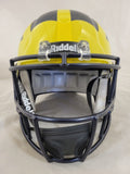 JJ MCCARTHY, BLAKE CORUM & ROMAN WILSON SIGNED MICHIGAN F/S SPEED REP HELMET BAS