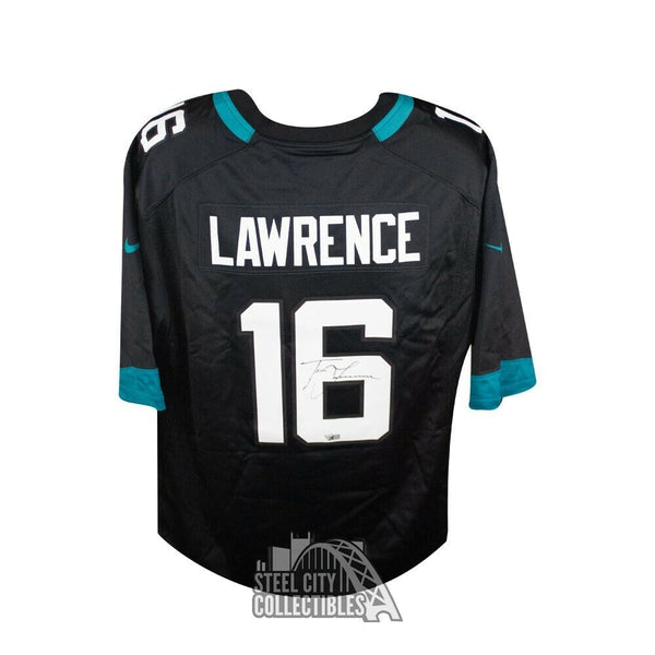 Trevor Lawrence Autographed Jaguars Nike Black Football Jersey - Fanatics