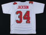 Dexter Jackson Signed Buccaneers Jersey (JSA COA) Inscribed "S.B. XXXVII MVP"