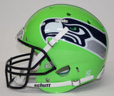 Cliff Avril Signed Seahawks Full-Size Custom Matte Green Helmet (JSA)