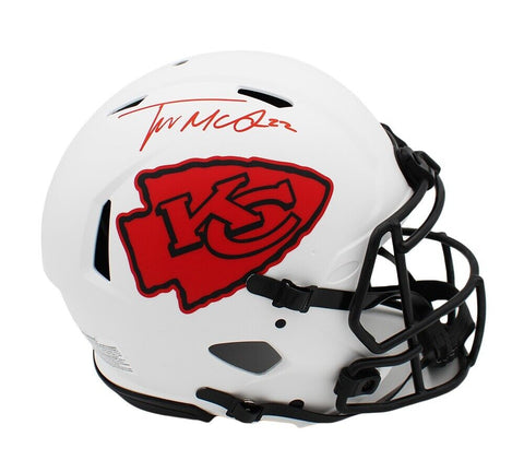 Trent McDuffie Signed Kansas City Chiefs Speed Authentic Lunar Helmet