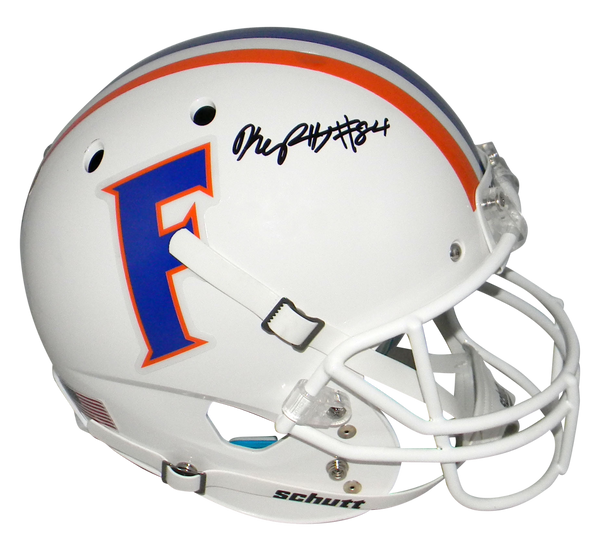 KYLE PITTS AUTOGRAPHED SIGNED FLORIDA GATORS WHITE FULL SIZE HELMET BECKETT