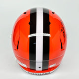 Myles Garrett Signed Cleveland Browns FS White Replica Helmet DPOY 23 BAS