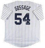 Goose Gossage Signed New York Yankees Pinstripe Home Jersey "HOF 2008" (Beckett)