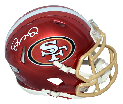 JOE MONTANA SIGNED SAN FRANCISCO 49ERS FLASH SPEED MINI HELMET FANATICS