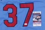 Keith Hernandez Signed St Louis Cardinals Throwback Powder Blue Jersey (JSA COA)